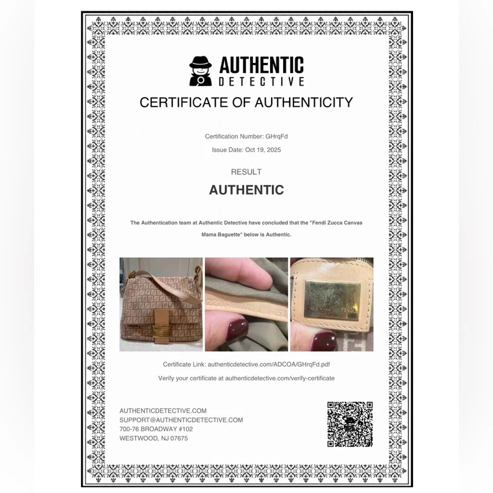 Authentic Fendi Pink Zucca Canvas Mama Baguette 💖 - Picture 3 of 17